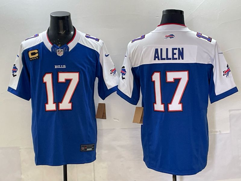 Men 2025 Nike Buffalo Bills #17 Allen Blue Limited NFL Jersey style 08->->NFL Jersey